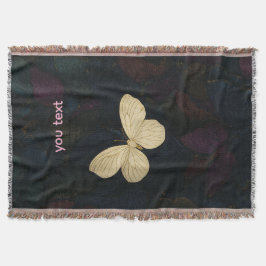 Elegant Butterfly Throw Blanket Filt
