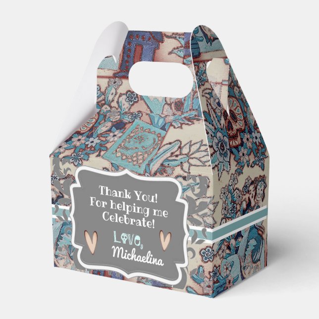  Elegant cactus, döskallar  Presentaskar (Framsidan Sidan)