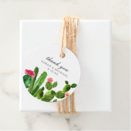 Elegant Cactus Garden | BRÖLLOP Gåvor Etiketter