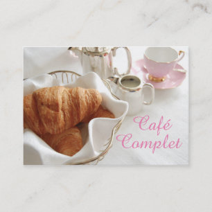 Elegant Café visitkort