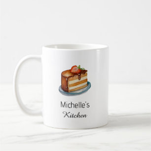 Elegant Cake Baker Pastry Chef för personlig kaffe Kaffemugg