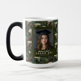 Elegant Calla Lilior Tryck Grandson Examen Magisk Mugg