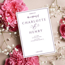 Elegant Callighraphy-skript Bröllop