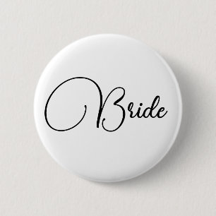 Elegant Calligraphy Bride Bachelorette Party Knapp