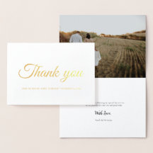 Elegant calligraphy bröllop tackar dig för att du 