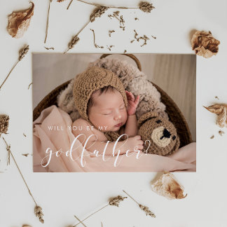 Elegant calligraphy Godfather frieri kort