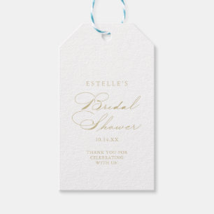 Elegant Calligraphy Guld Möhippa Presentetikett