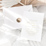 Elegant Calligraphy Guld Nuestra Boda Bröllop Inbjudningar<br><div class="desc">Den här elegantens kalligrafi av guld nuestra boda bröllopsinbjudan är perfekt för ett rustiskt bröllop. Den enkla utformningen och utformningen av snyggten har skripttypografin klassisk och finare i guld.</div>