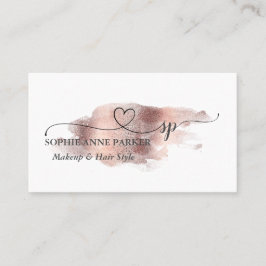 Elegant Calligraphy Guld Professionell Monogram Tidsbeställning Kort