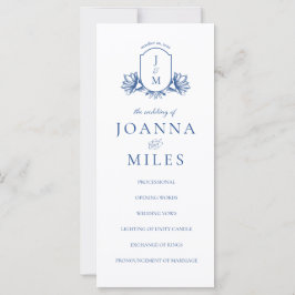 Elegant Calligraphy Marseilles Blue Vapensköld Pro