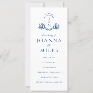 Elegant Calligraphy Marseilles Blue Vapensköld Pro