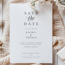 Elegant Calligraphy Monogram Black White Bröllop