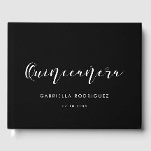Elegant calligraphy Quinceañera-födelsedag