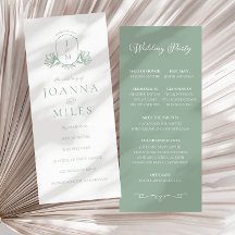 Elegant Calligraphy Sage Botanical Vapensköld Prog