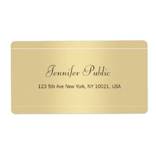 Elegant Calligraphy Script Guld Template Modern Fraktsedel