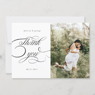 elegant calligraphy-skript bröllop-tack för ditt k inbjudningar