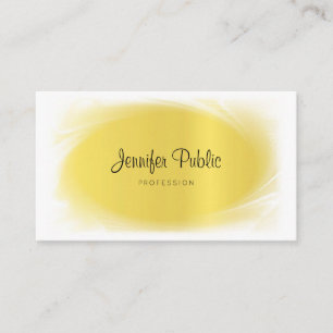 Elegant Calligraphy Trendig Guld Se Classy Luxury Visitkort