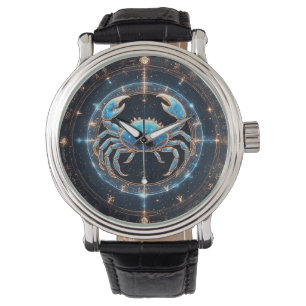 Elegant Cancer Stjärntecken Armbandsur