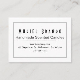 Elegant Candle Company V3 Affärskort Visitkort