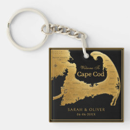 Elegant Cape Cod bröllop välkomsthälsning