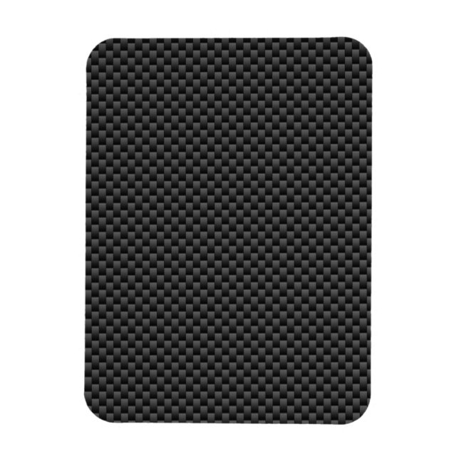 Elegant Carbon Fiber Stil Print Decor Magnet (Vertikal)