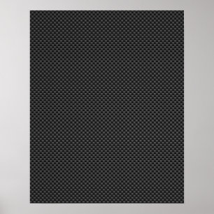Elegant Carbon Fiber Stil Skriv ut bakgrund Poster
