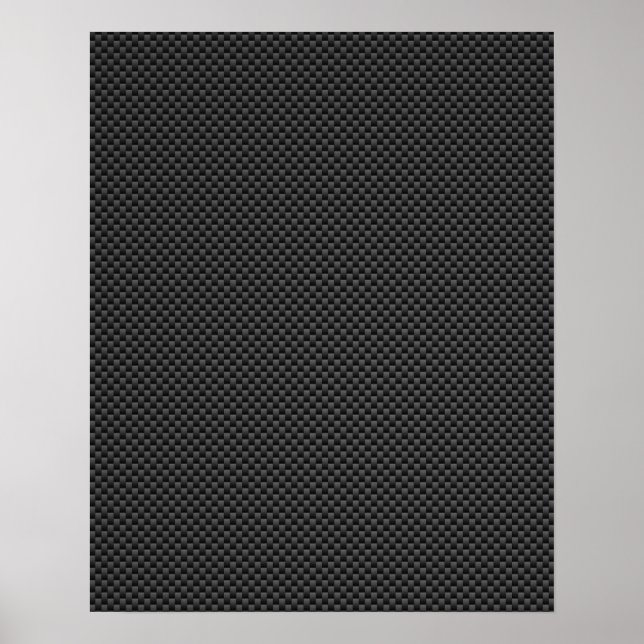 Elegant Carbon Fiber Stil Skriv ut bakgrund Poster (Framsidan)