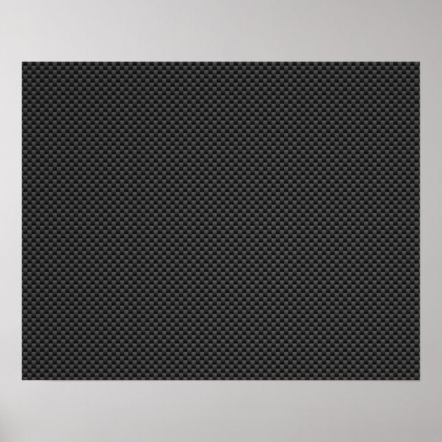 Elegant Carbon Fiber Stil Skriv ut bakgrund Poster (Framsidan)
