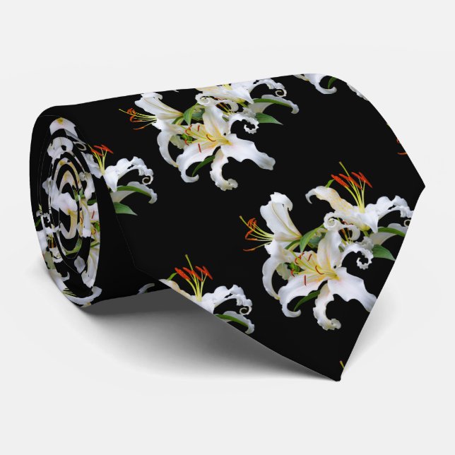 Elegant Casablanca White Oriental Lilies Slips (Rullad)