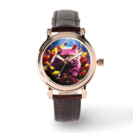 Elegant Cat Watch for Women Armbandsur