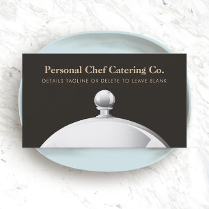 Elegant Catering Company Cloche Visitkort