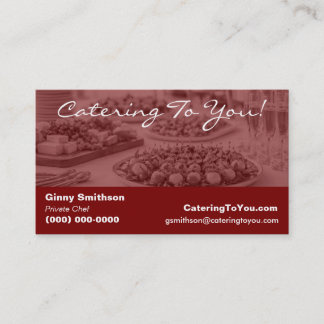 Elegant Catering | Matservice & Privat kock Visitkort