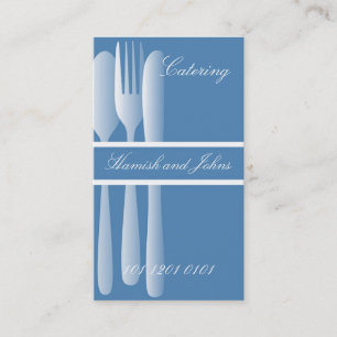 Elegant cateringvisitkort visitkort