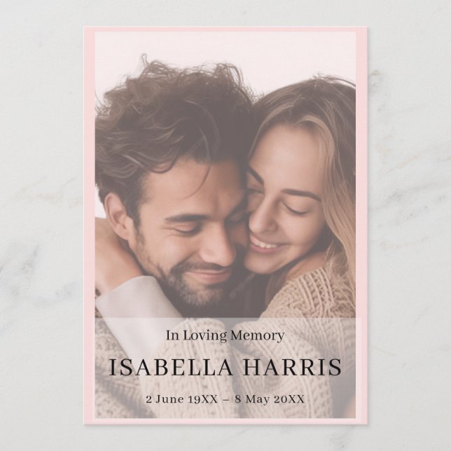 Elegant Celebration of Life Service Design Program (Framsida)