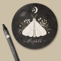 Elegant Celestial Mystical Moth Office