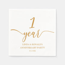 Elegant Champagne 1:a Bröllop-årsdagen