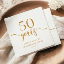 Elegant Champagne 50:e Bröllop-årsdagen