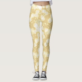 Elegant Champagne Bubbles Leggings