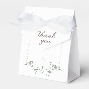Elegant Charm Grönt Wildblomma Bröllop Presentaskar
