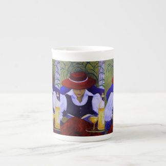 Elegant charmerande kaffe mugg. benporslin mugg