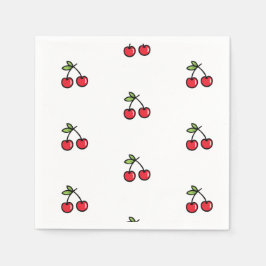 🍒 Elegant & Charming Cherry Napkins 🍒 Pappersservett
