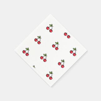 🍒 Elegant & Charming Cherry Napkins 🍒 Pappersservett