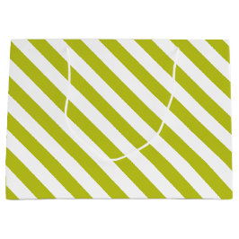 Elegant Chartreuse and White Striped Pattern