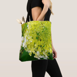 Elegant Chartreuse Grön Limelight Hortensia Tygkasse