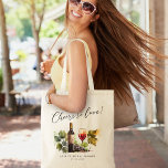 Elegant Chef för Kärlek Vin Thmet Watercolor Tygkasse<br><div class="desc">Höj möhippan med Eleganten Cheers till Kärlek Watercolor Tote Bag, visa en vattenfärgsdesign för snyggt och kalligrafi för trendig. Den här mångsidigheten i dag är en idealisk möhippa eller bröllopsförmån, skräddarsydd för firande eller vinodlade soiréer som är vin-temat. Det är en tankfull gest för dina gäster, ett enkelt anpassade med...</div>