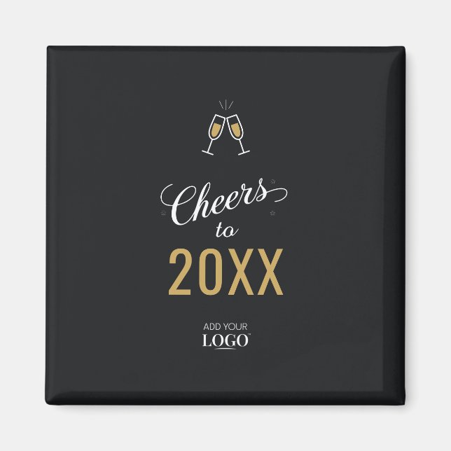 Elegant Chef för nyårsafton till Business Logotyp  Magnet (Framsidan)
