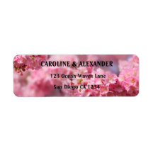 Elegant Cherry Blommar Blommigt Rosa Bröllop