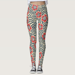 Elegant Cherry Blommar Sömlös Mönster (8) Leggings