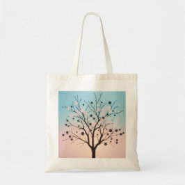 Elegant Cherry Blommar Tote Bag Tygkasse