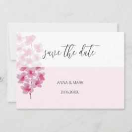 Elegant Cherry Blommars Watercolor Hand-målat